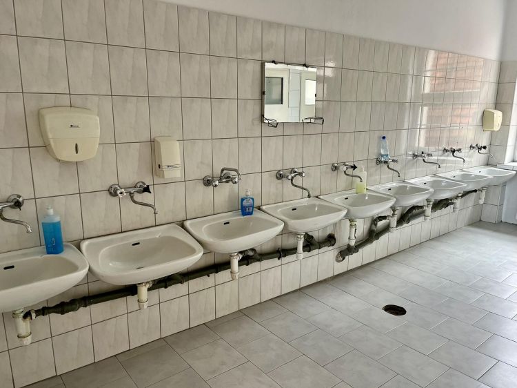 Łazienka przed remontem.